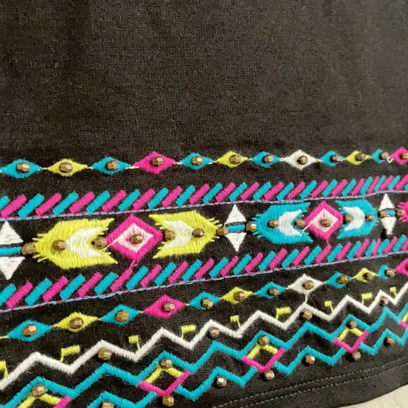 Torrid Embroidered Ponte Mini Skirt - Picture 4 of 5